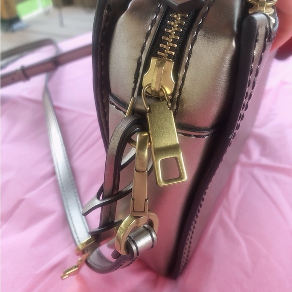 Fossil Chrome Key Crossbody Purse - Picture 6 of 11